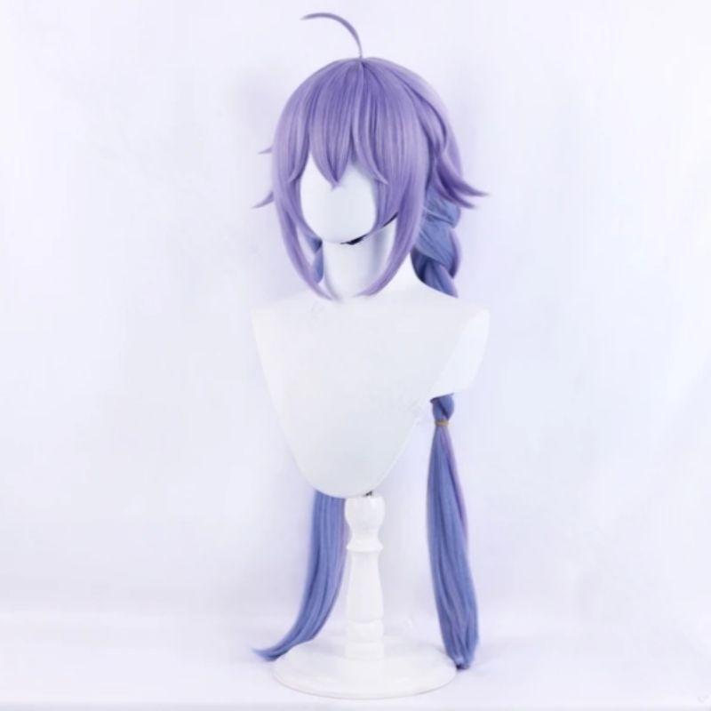 [Sẵn] Wig/Tóc giả cosplay Bailu - Honkai Star Rail màu tím mix siêu đẹp [Miu Cosplay