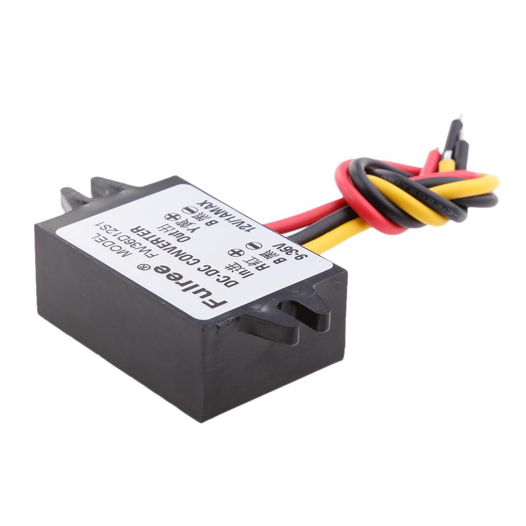 DC/DC Converter Regulator 12V/24V Step Down to 12V 1A Car Power Supply Module