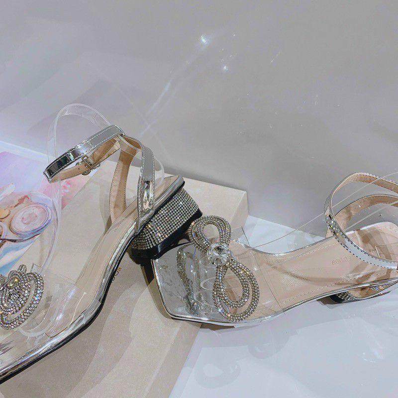 Sandal quai trong nơ đá sang chảnhcó video và ảnh thật