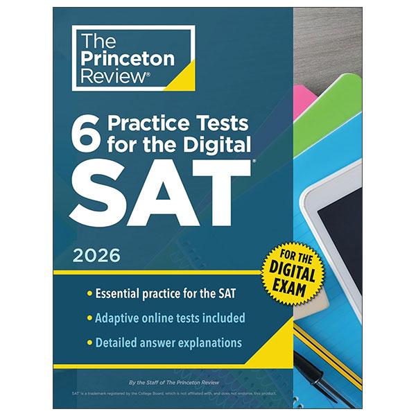 Sách ngoại văn: 6 Practice Tests For the Digital SAT, 2026