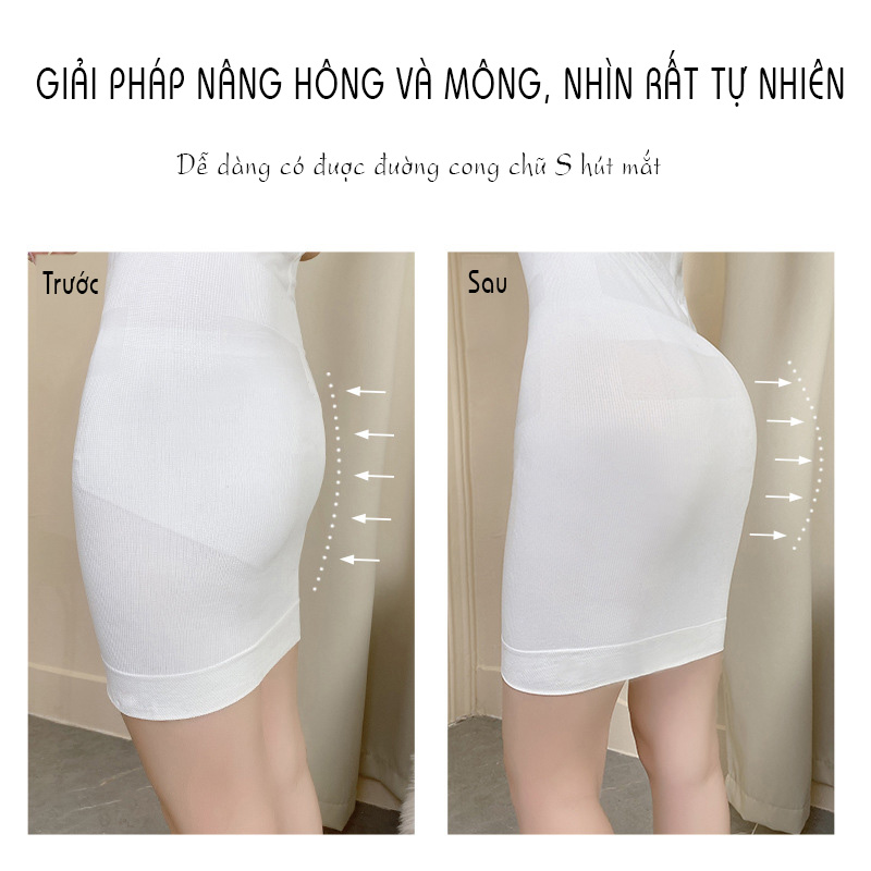 Quần Độn Mông Và Hông Mặc Trong Váy Vải Lưới Thoáng Mát Nâng Mông Định Hình D171
