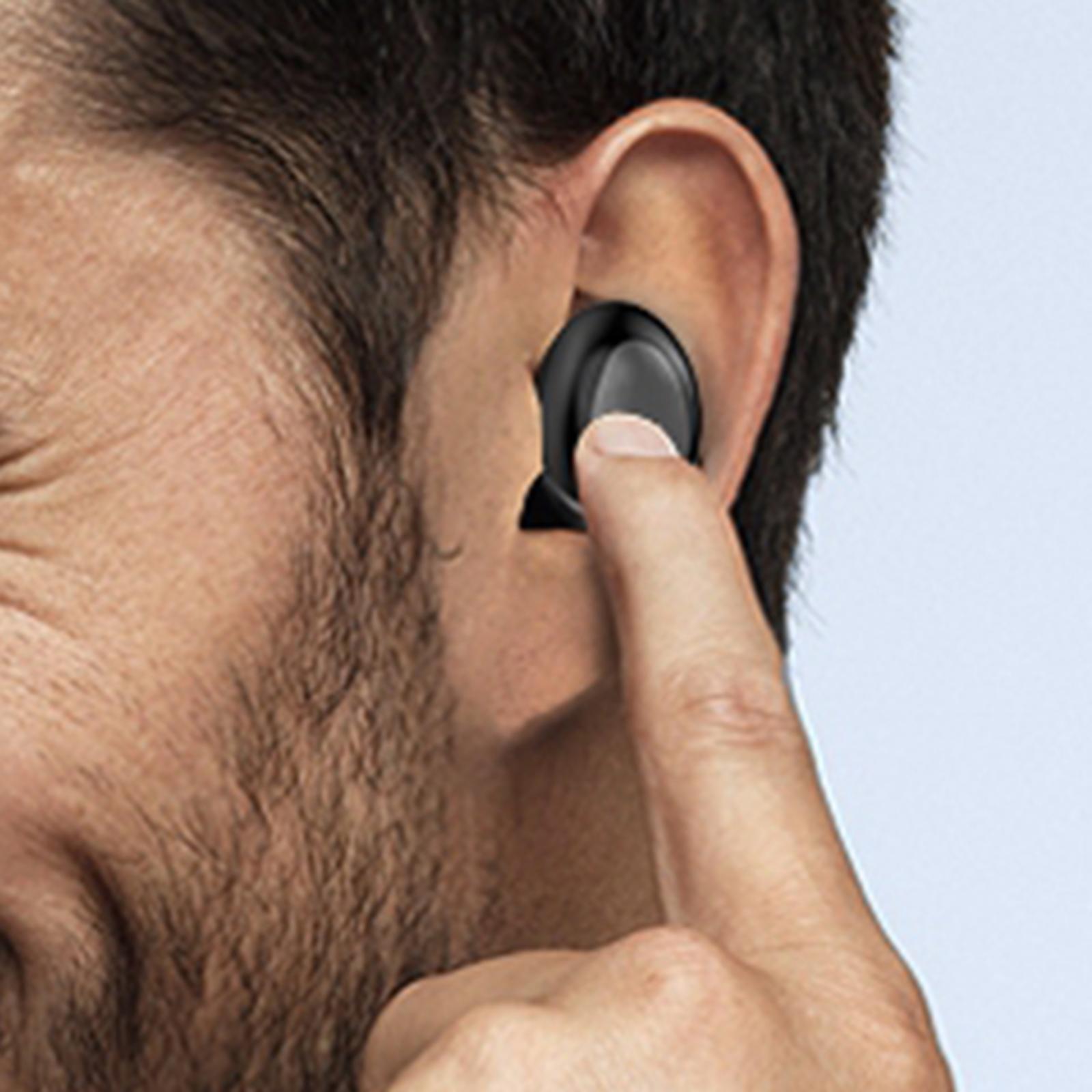 Bluetooth Headset Stereo Headphone Touch Earpiece Universal Earbuds Black