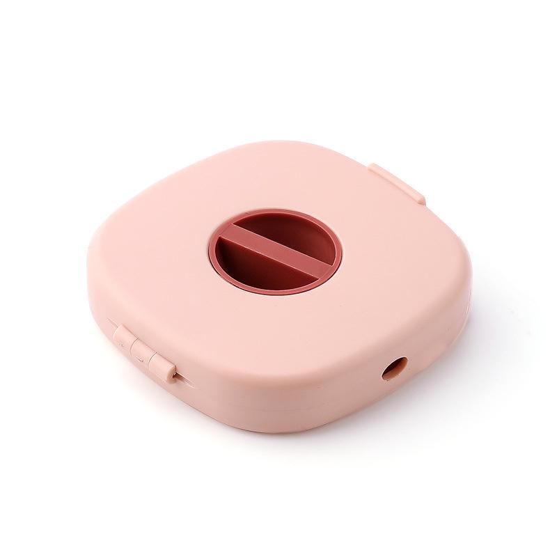Hộp Đựng Dây Cáp Sạc / Tai Nghe Di Động Có Thể Xoay Được
