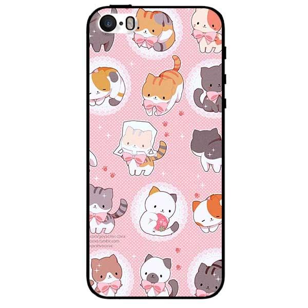 Ốp lưng dành cho Iphone 5 / 5s / 5Se - Iphone 6 / 6s - Iphone 6 Plus / 6s Plus mẫu Họa Tiết Mèo Nơ