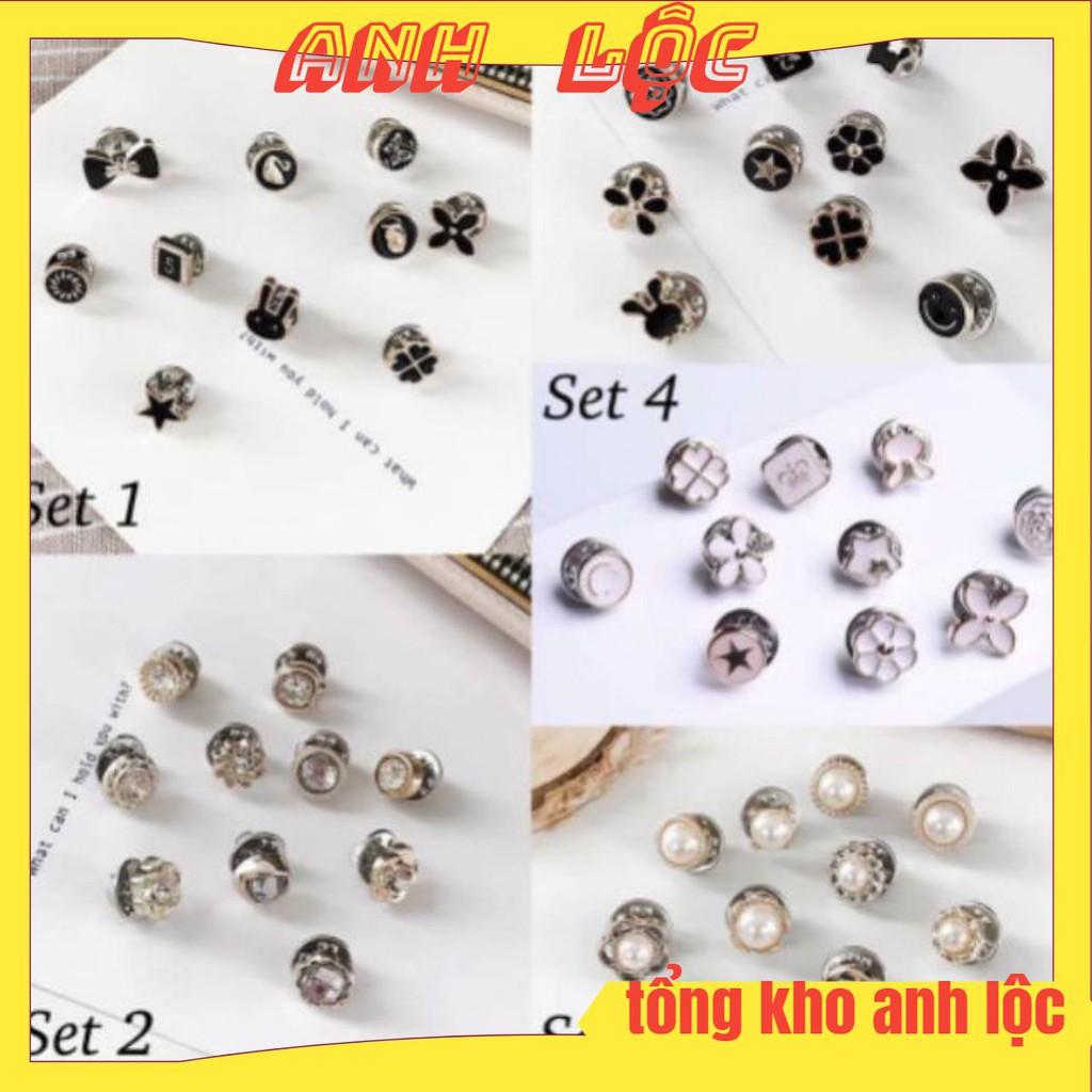 Combo 10 sét 10 khuy cài áo