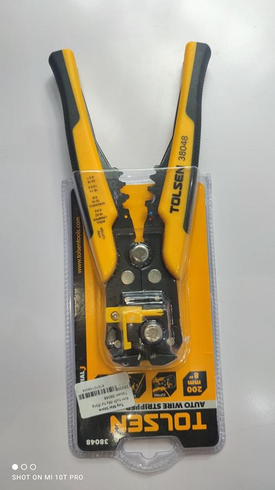KỀM TUỐT DÂY TỰ ĐỘNG 8 &quot;/ 200mm TOLSEN 38048 - HÀNG CHÍNH HÃNG