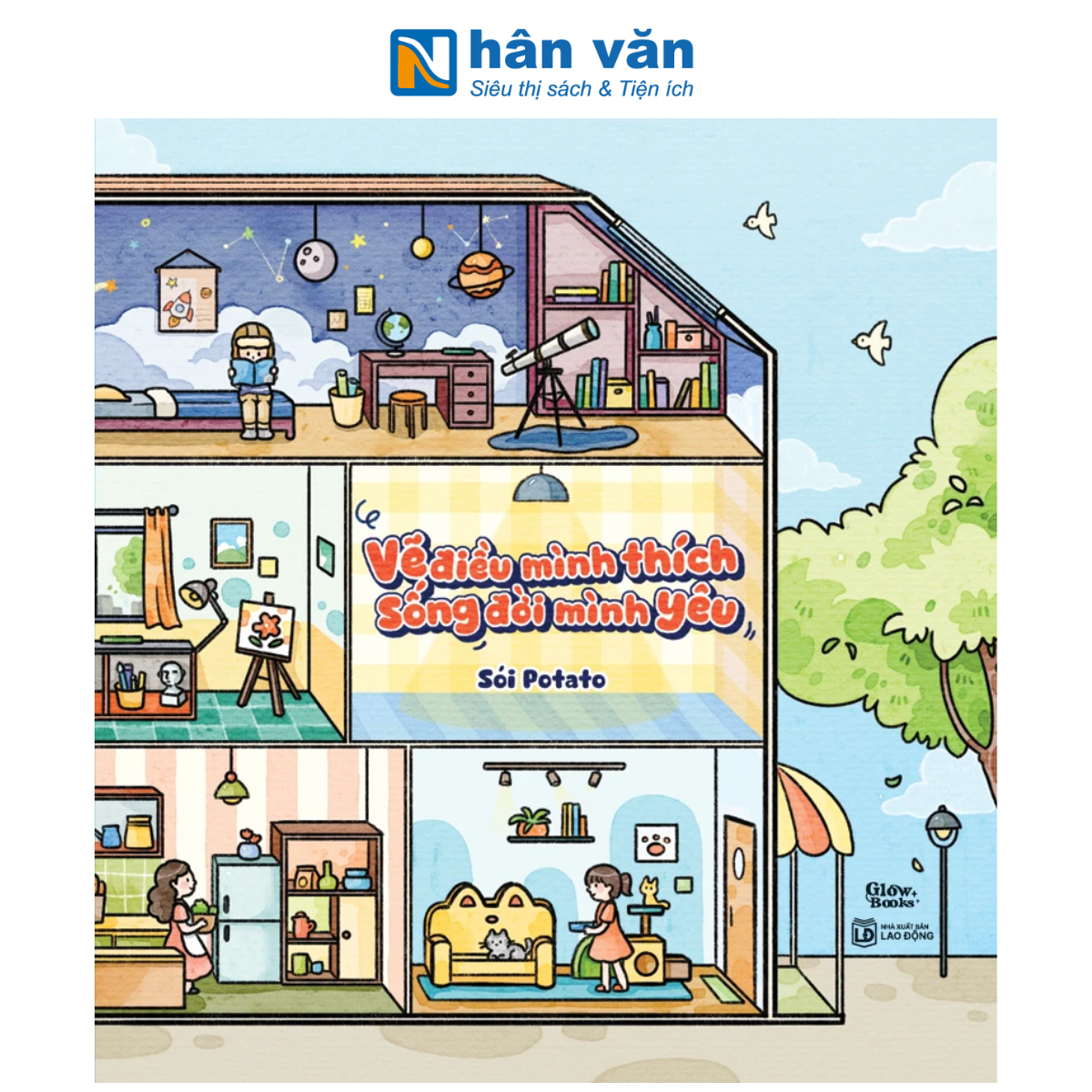 Sách - Vẽ Điều Mình Thích - Sống Đời Mình Yêu - Sói Potato