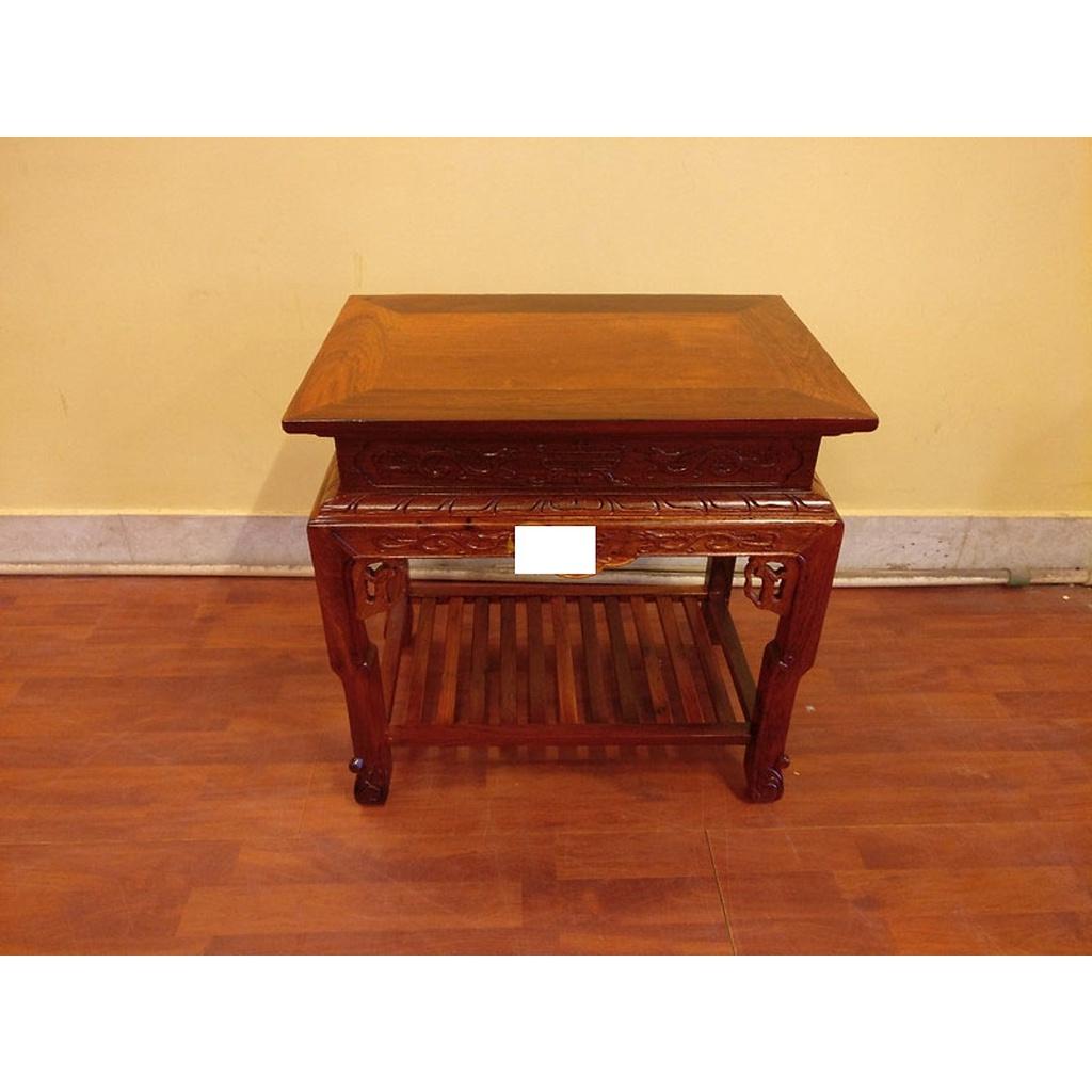 Đôn trang trí gỗ hương cao 60