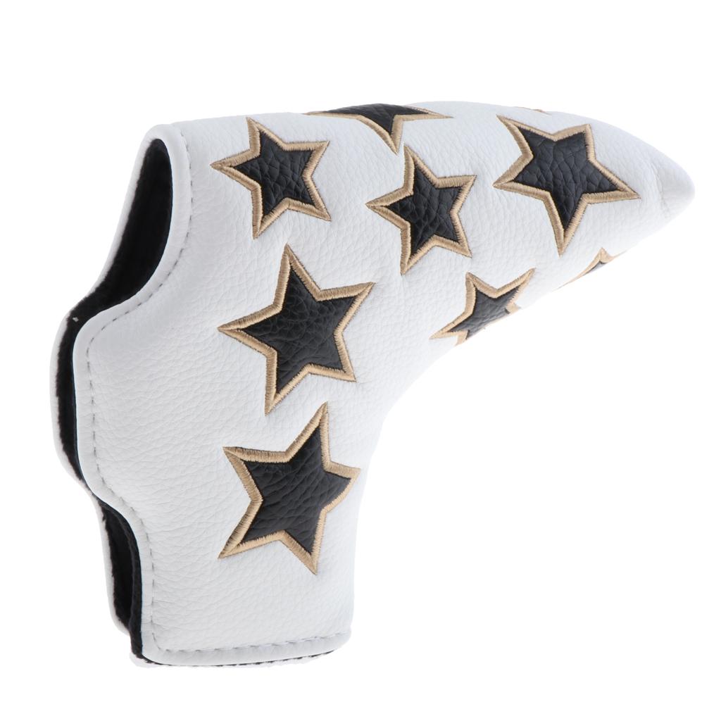 Waterproof Golf Putter Head Covers Blade PU Leather Club Headcover