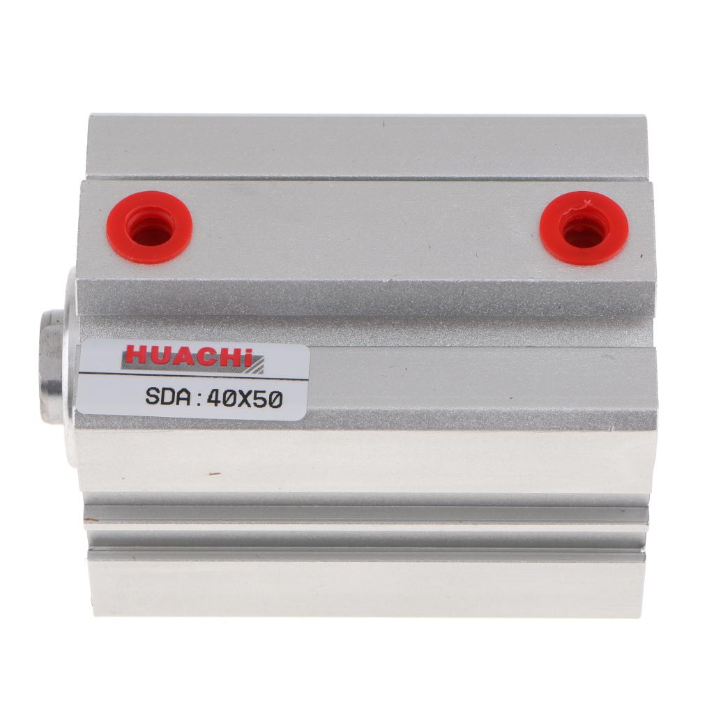 Pneumatic Element 40mmx50mm Double Action Thin Air Cylinder SDA40X50