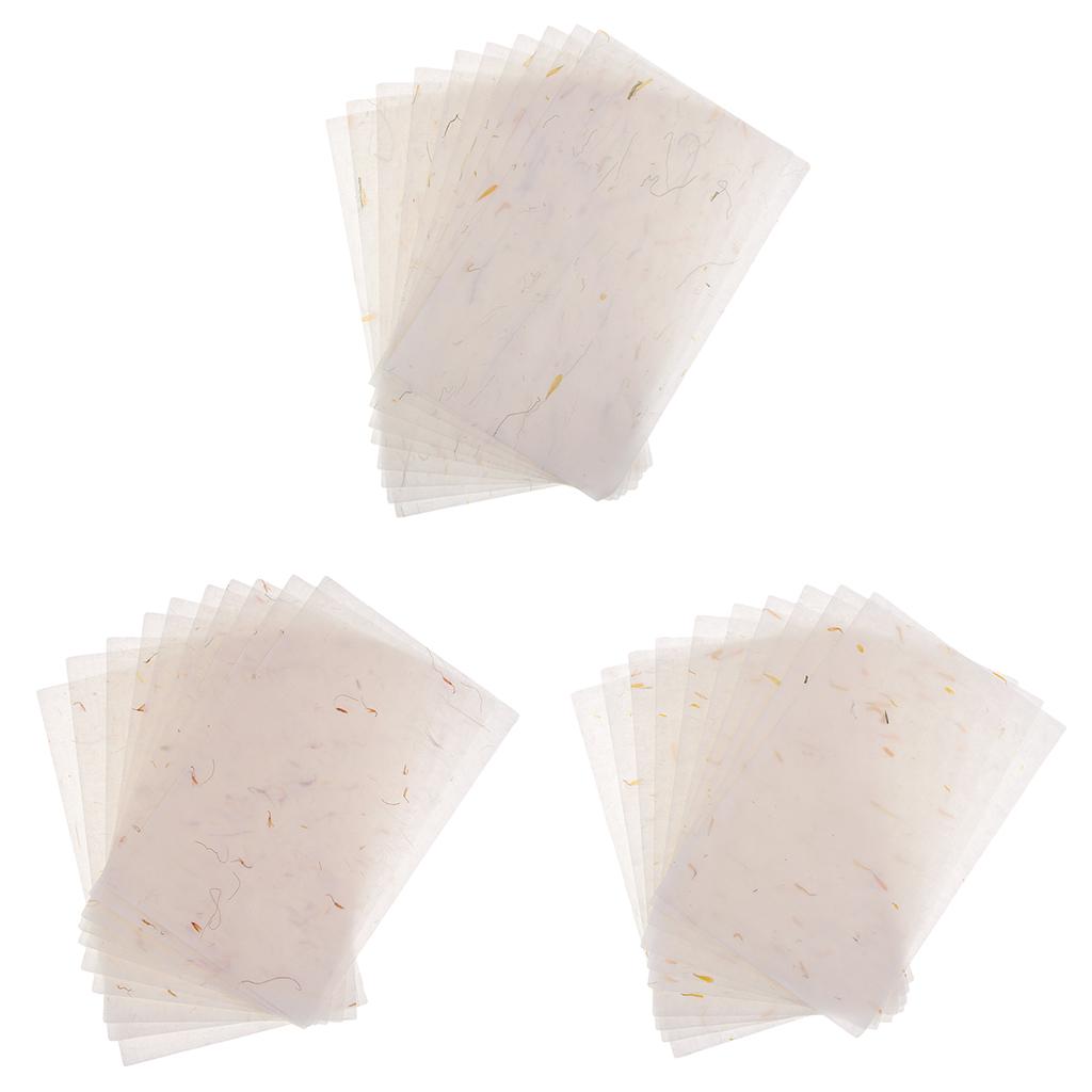 10Pcs Handmade Xuan Paper Washi Paper Stationery Paper