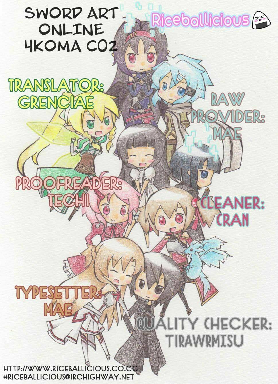 swort art online - 4koma chapter 2 12