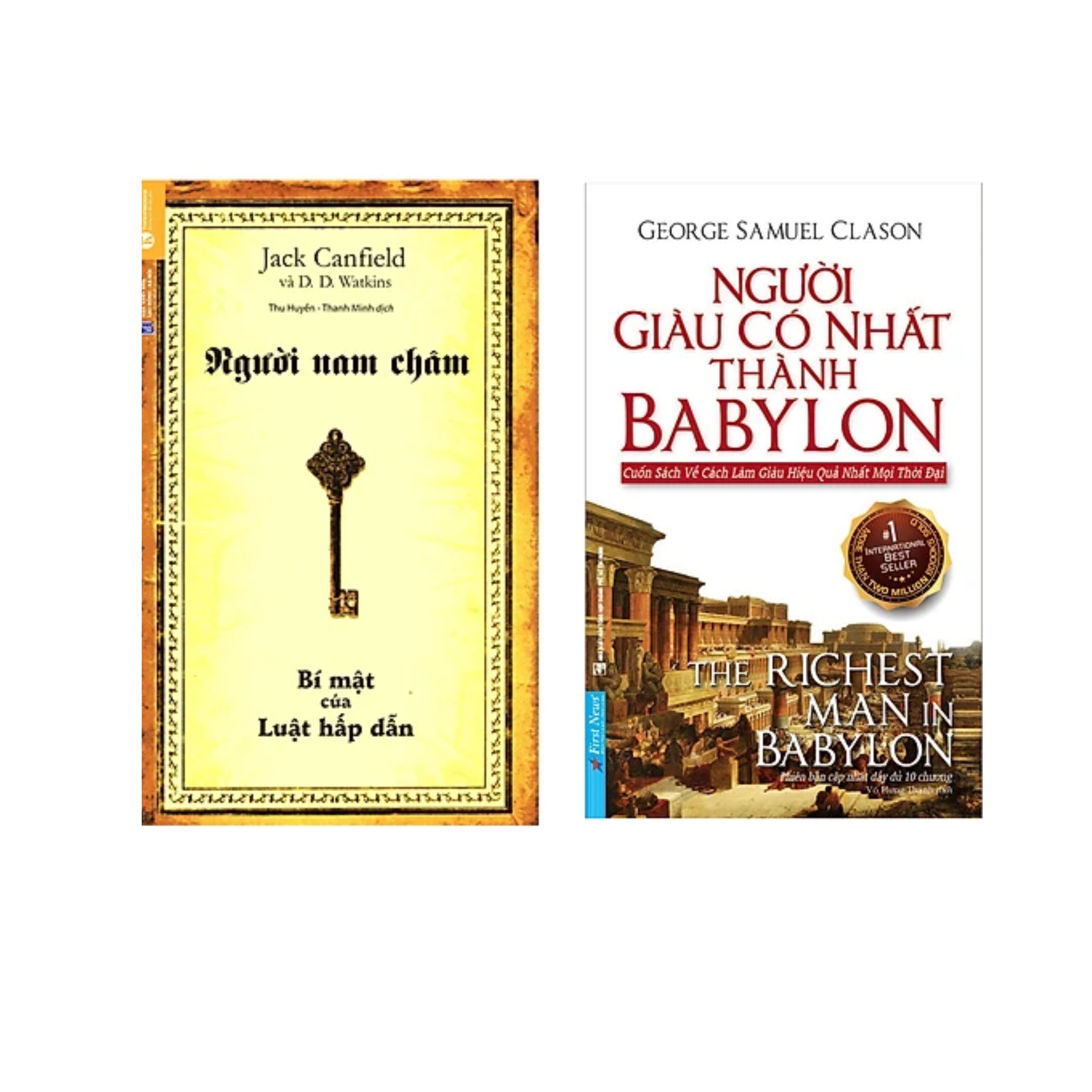 Hình ảnh Combo 2Q : Người Giàu Có Nhất Thành Babylon (Tái Bản 2020) + Người Nam Châm (Tái Bản 2019)  ( (Sách Tư Duy Trong Kinh Doanh Thành Công)