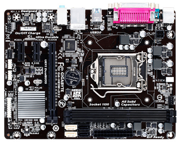 Bo Mạch Chủ Main Gigabyte H81M-DS2 socket LGA1150 - Hàng Chính Hãng