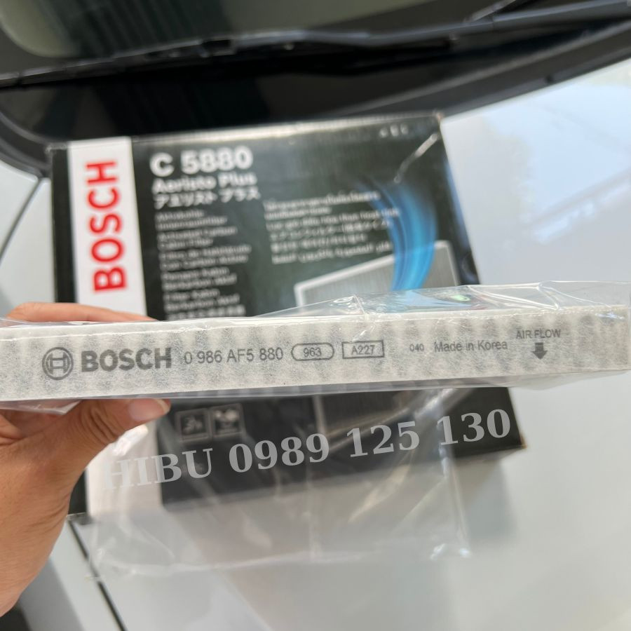 Lọc Gió Điều Hòa Than Hoạt Tính BOSCH Aeristo Plus C5880 Dành Cho Xe Kia Carens/Rondo ( 13-18), Cerato/Forte ( 13-18)