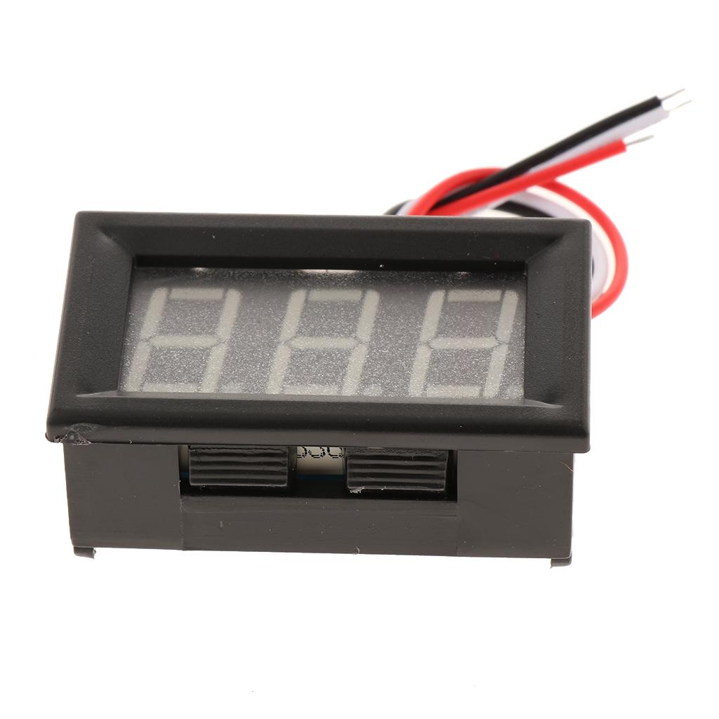 H27 LED Digital Voltage Meter Super 100V Voltmeter LCD Voltage Meter