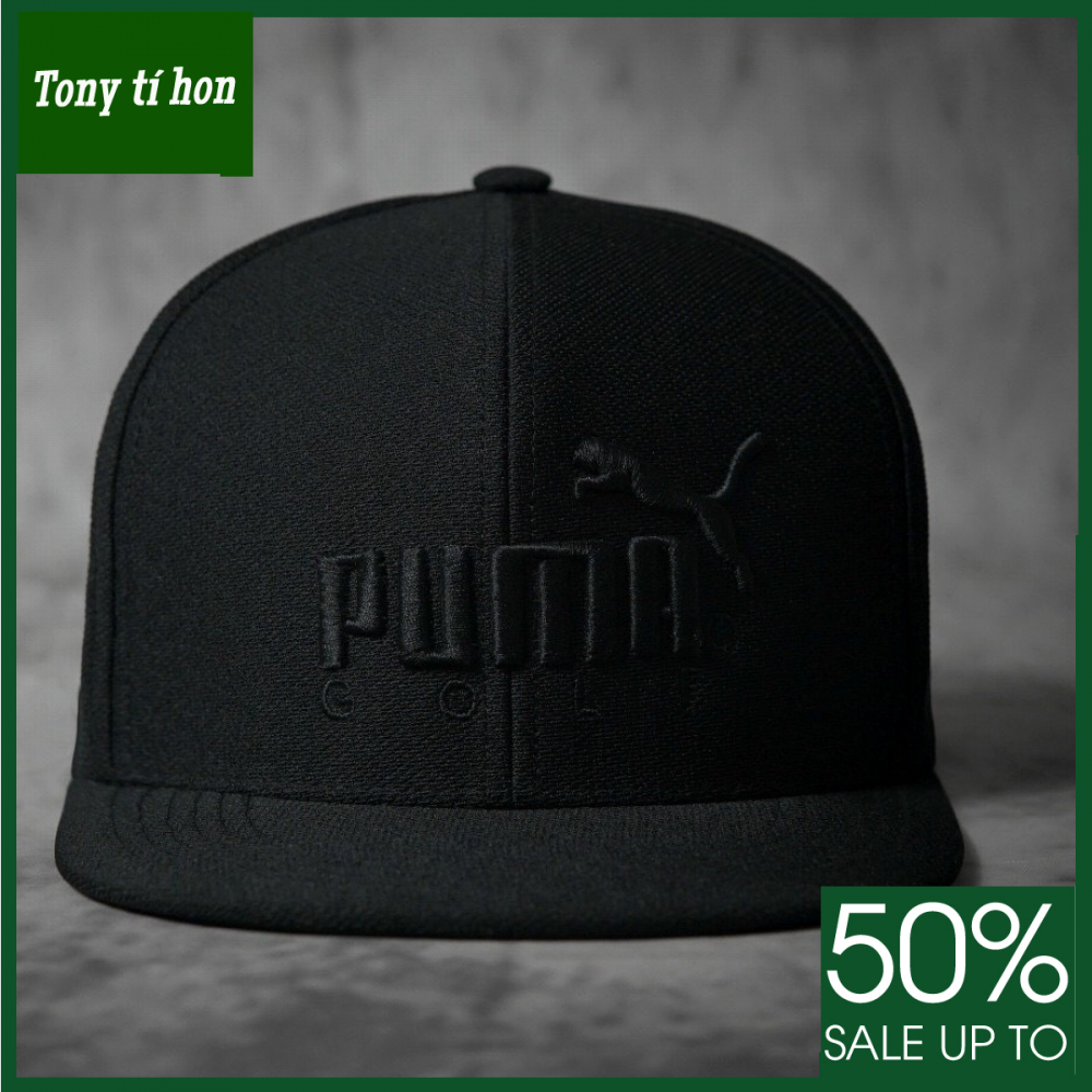 Tony tí hon -  Mũ/nón kết lưỡi trai Snapback PM GOLF thời trang nam nữ cao cấp - màu đen