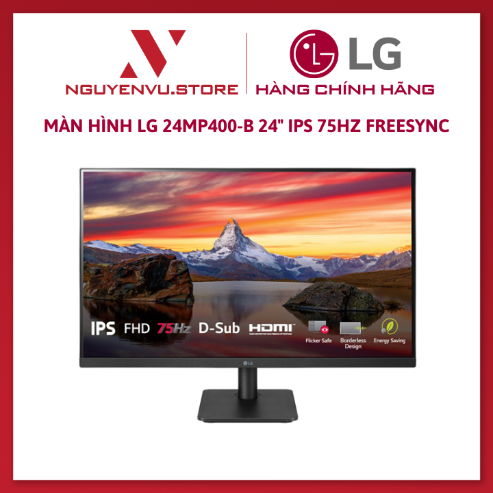 Màn hình LG 24MP400-B 23.8Inch  IPS Hàng Chính Hãng