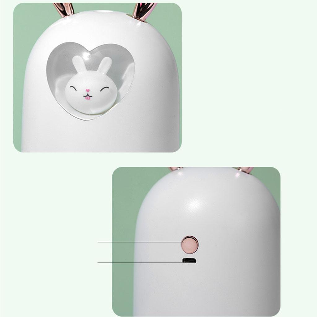 Cute Pet Air Humidifier 300ml Cool Mist Aroma Colorful LED Lamp for Office