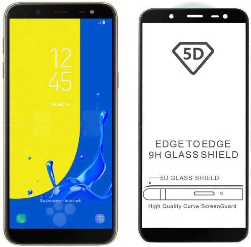 Kính cường lực dành cho Samsung Galaxy J4 Plus full màn full keo - Đen