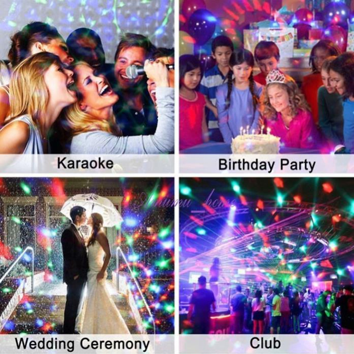 Đèn Vũ Trường Led 7 Màu LT-775 Hình Trụ Nguồn USB