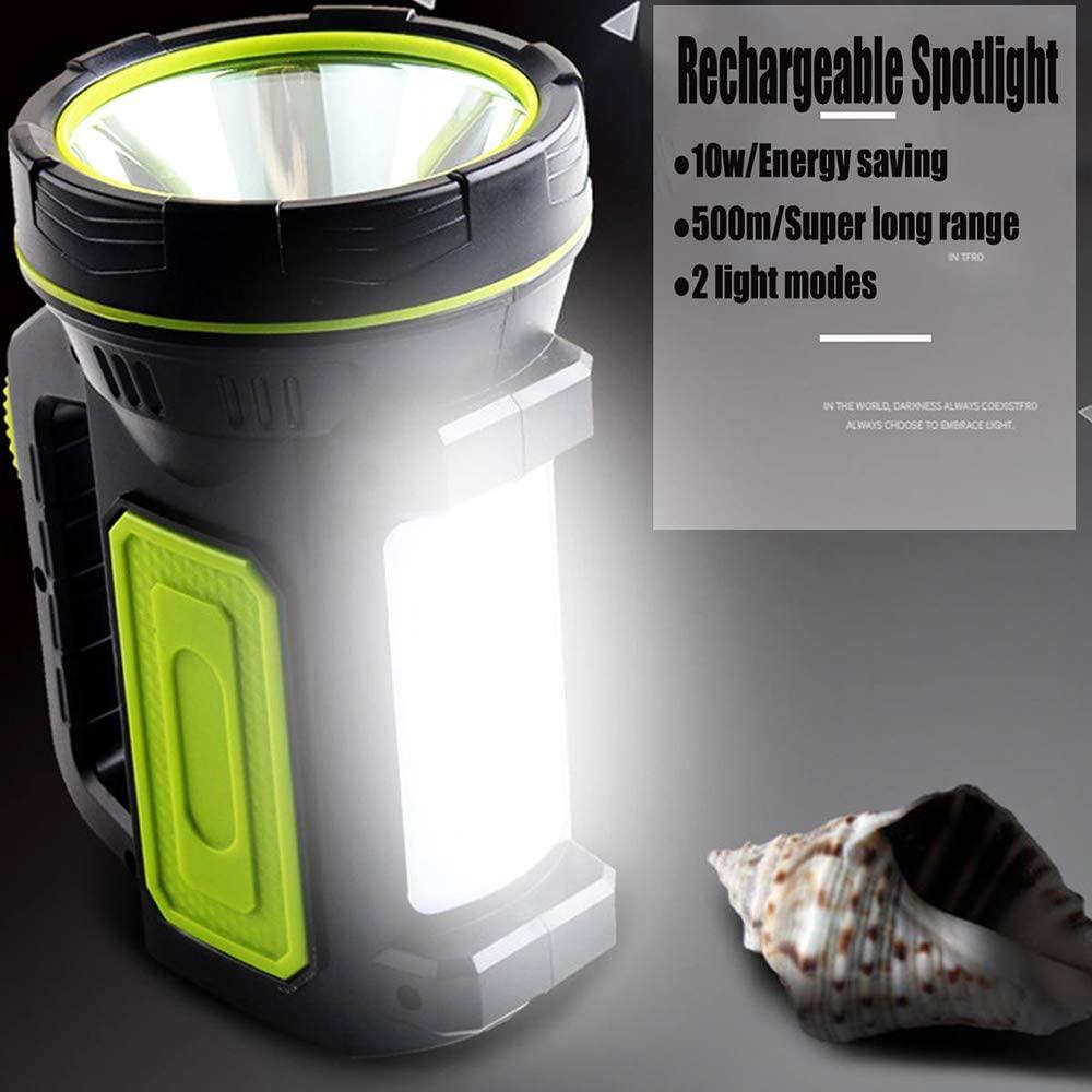 Đèn Pin Led Cực Mạnh Có Thể Sạc Lại USB 135000 Lumens 6000mah Với Đèn Bên Cạnh Đèn Pin Chống Nước Công Suất Cao Cho Đi Bộ Đường Dài Khẩn Cấp, Cắm Trại, Săn Bắn