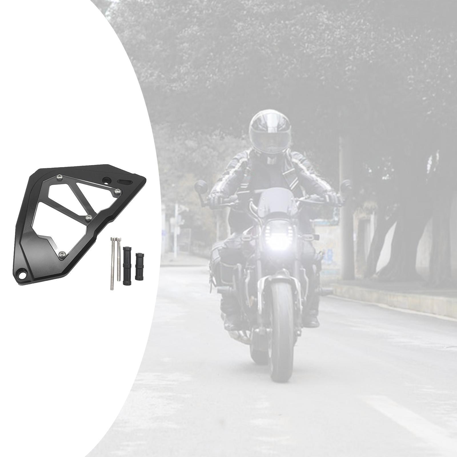 Front Sprocket Cover Chain Guard Kit for Z250 2013-2017 Black