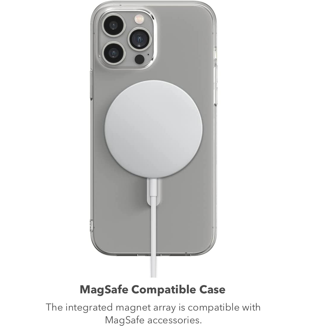 Ốp lưng kháng khuẩn chống sốc hỗ trợ sạc Maqsafe cho iPhone 14 Pro Max hiệu ZAGG Gear4 Crystal Clear Case - hàng nhập khẩu