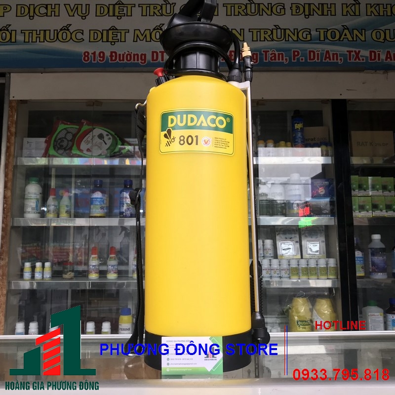 Bình bơm phun  thuốc DUDACO B-801 _ 8 LÍT