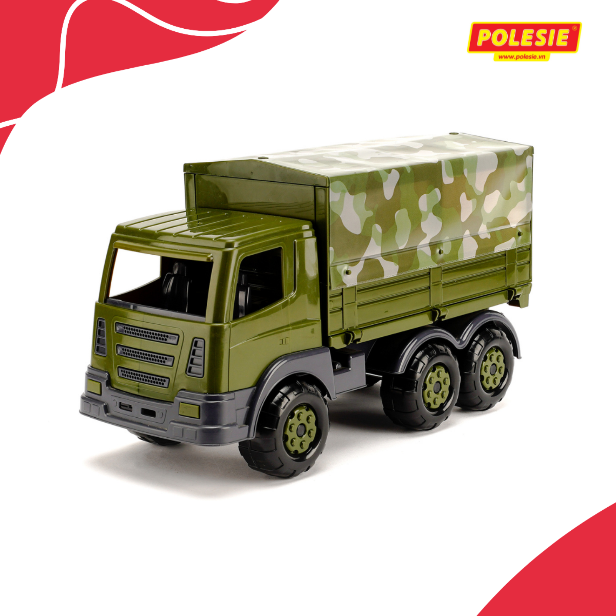 Xe tải quân sự SuperTruck đồ chơi - Polesie Toys