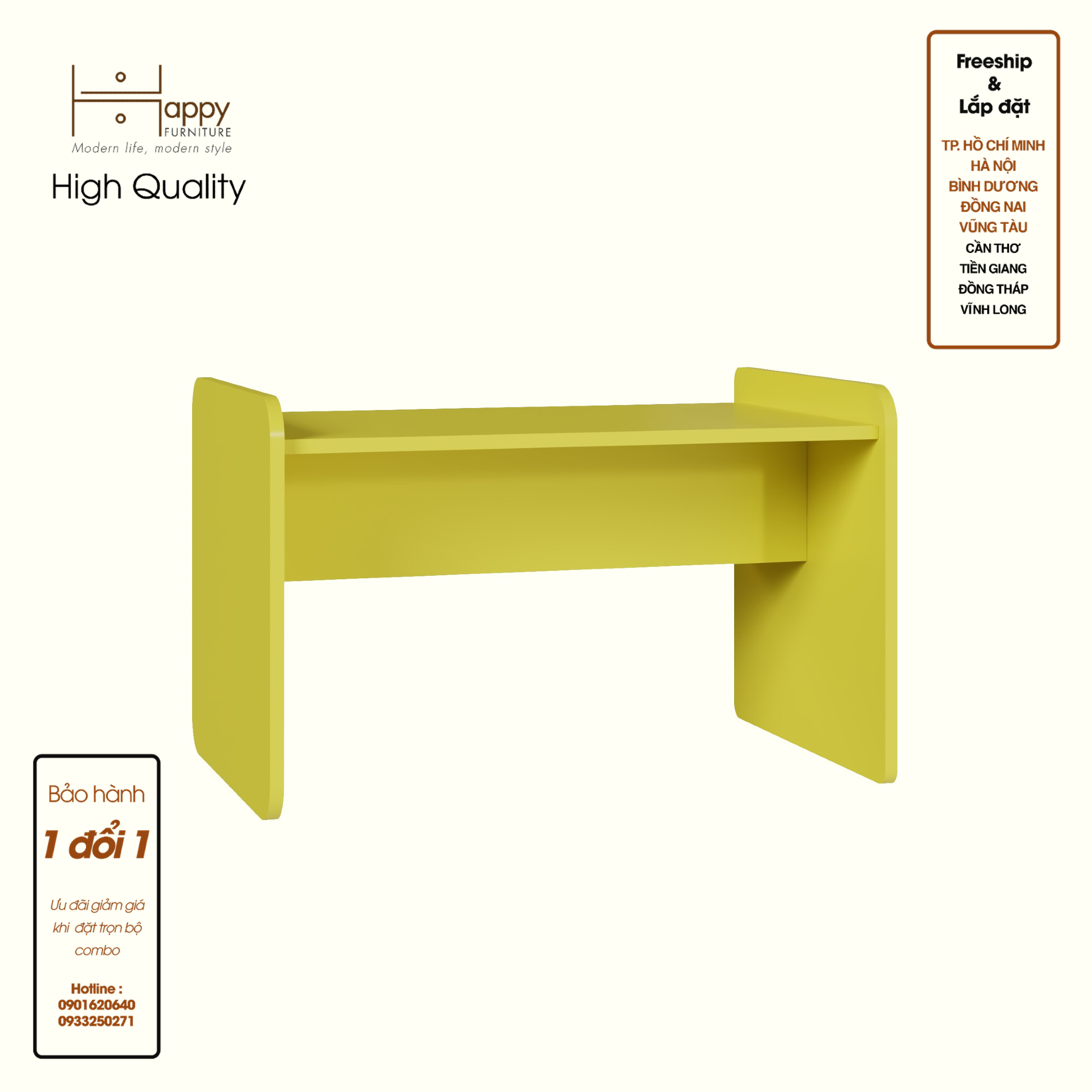 [Happy Home Furniture] KID, Bàn học cho trẻ em, 80cm x 50cm x 50cm ( DxRxC), BAN_090