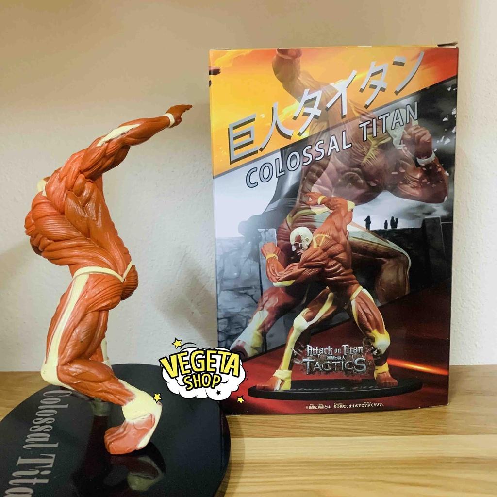 Mô hình Attack On Titan - Titan khổng lồ Colossal Titan - Armin Arlert Bertolt Hoover - Titan đại hình - Fullbox - 17cm
