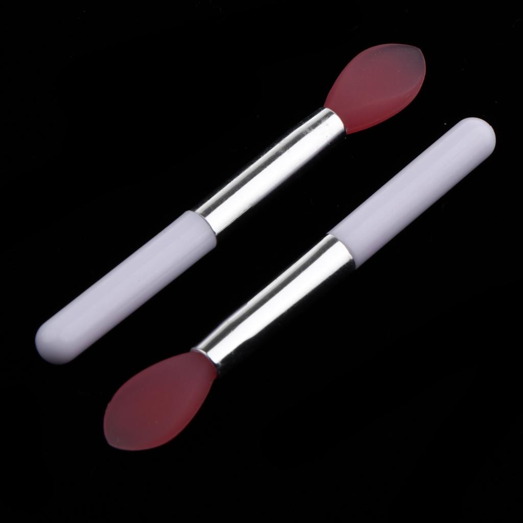 6 Pieces Soft Silicone Makeup Brushes Set Lip Cream Balm Oil Cosmetic Tools