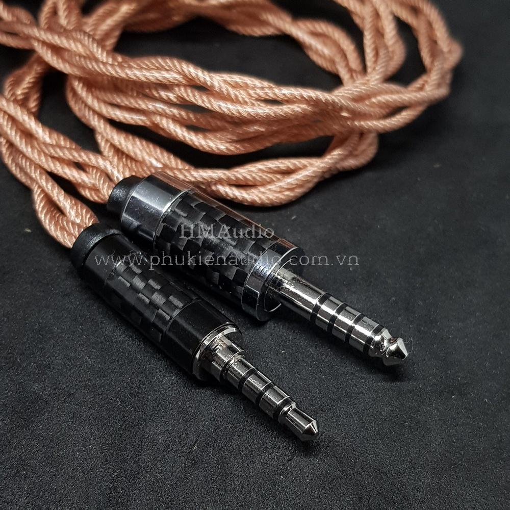 Dây tai nghe đồng OFC 1.8mm tết 4 - Connector for Headphone DT240 Pro