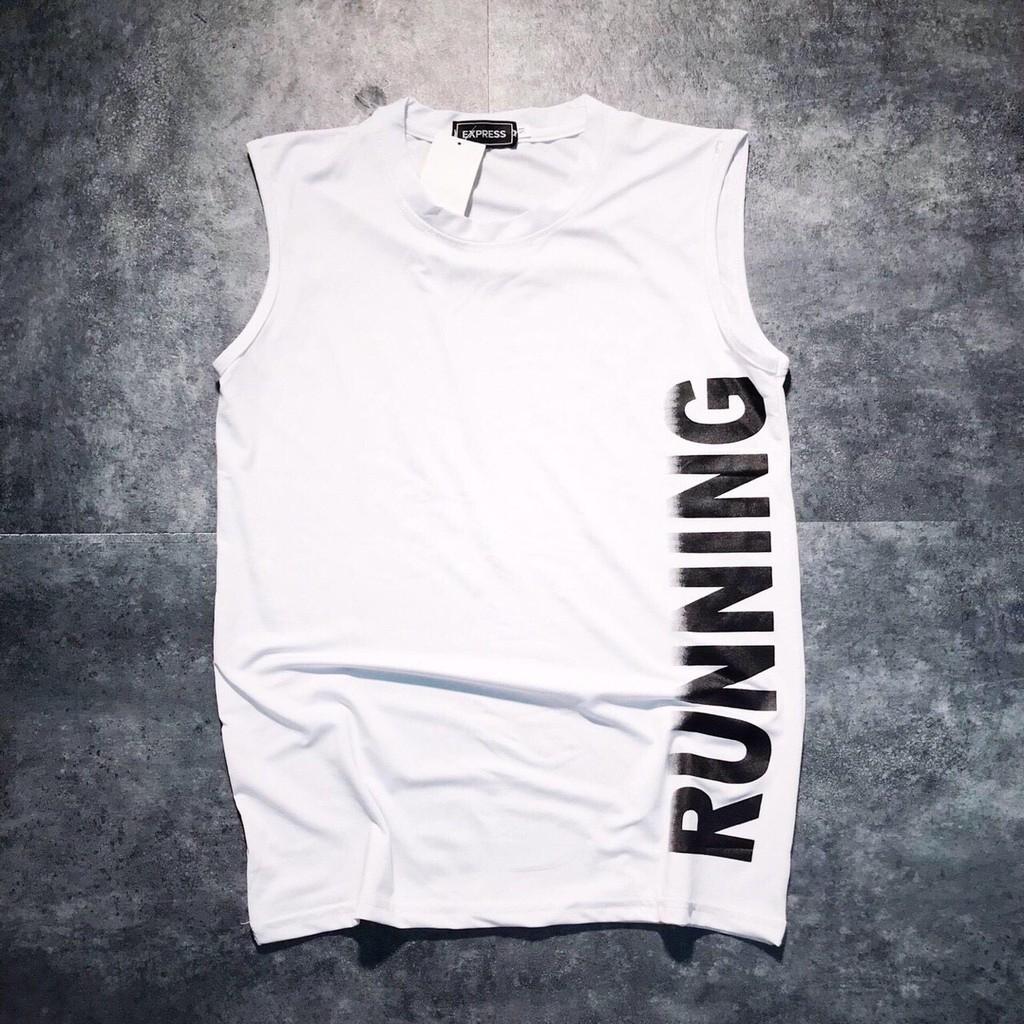 Áo sát nách nam Tanktop thể thao thun lạnh RUNNING