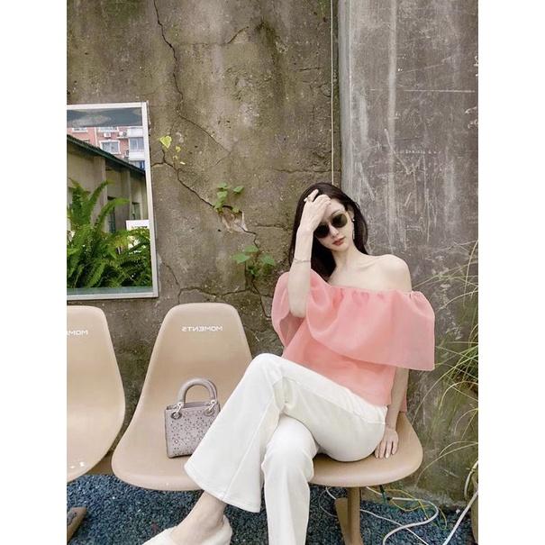 Áo trễ vai tay bồng