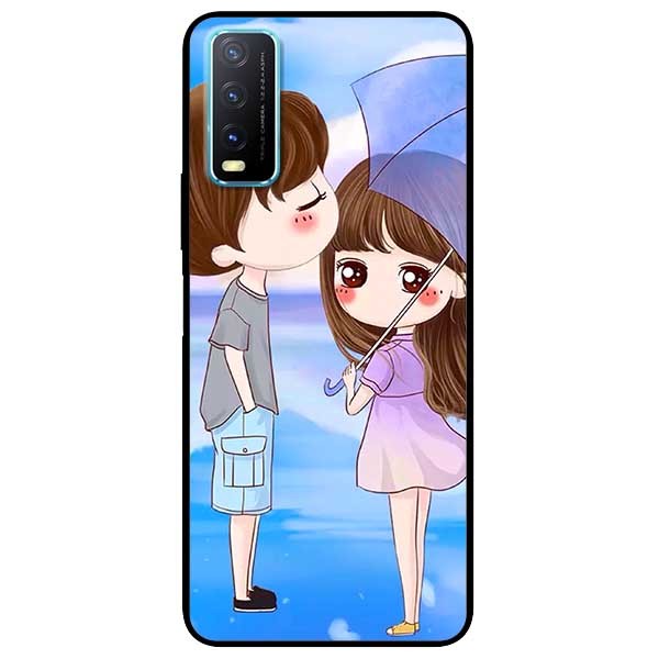 Ốp lưng dành cho Vivo Y20 - Y20s - Y12s mẫu Cặp Đôi Xanh