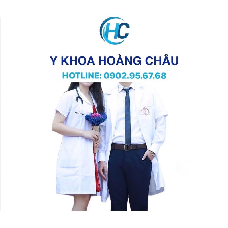 Áo Blouse Trắng Nam, Nữ Bác Sĩ (Ngắn Tay, Dài Tay)