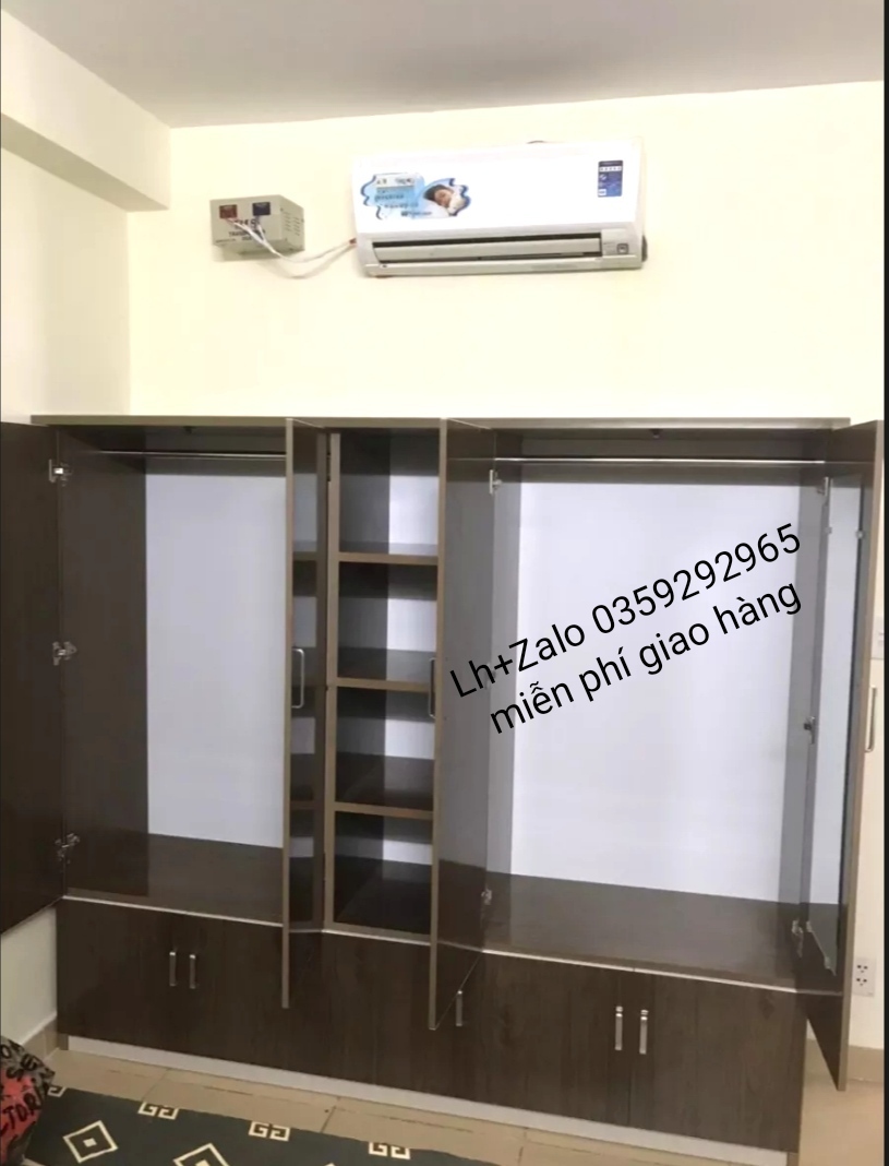 Tủ nhựa đài Loan 4 cánh 1 kệ