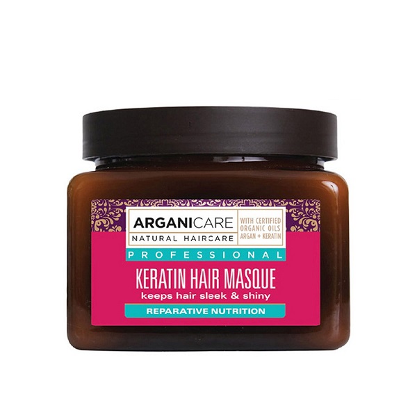 Mặt nạ ngăn ngừa tóc hư ARGANICARE KERATIN HAIR MASQUE 500ml ISRAEL