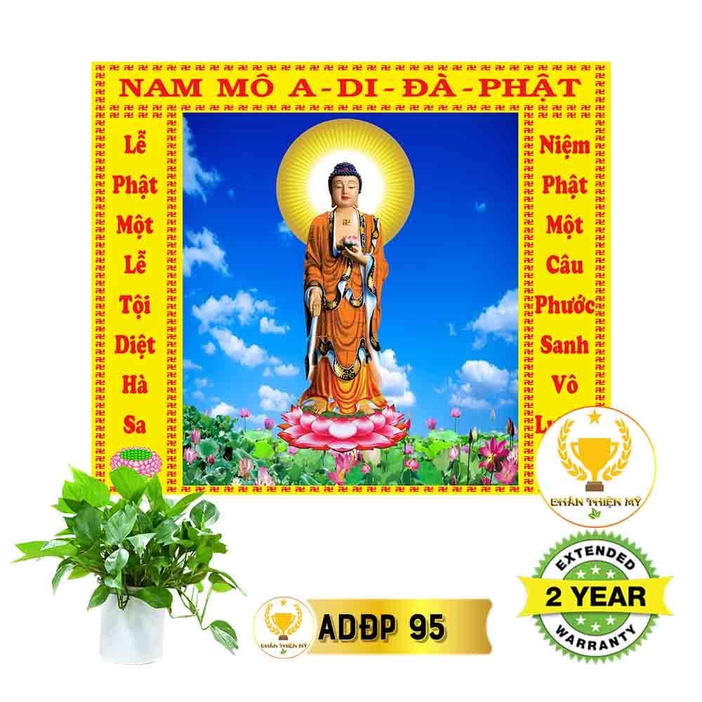 Tranh Phật A Di Đà có khung_ADDK14