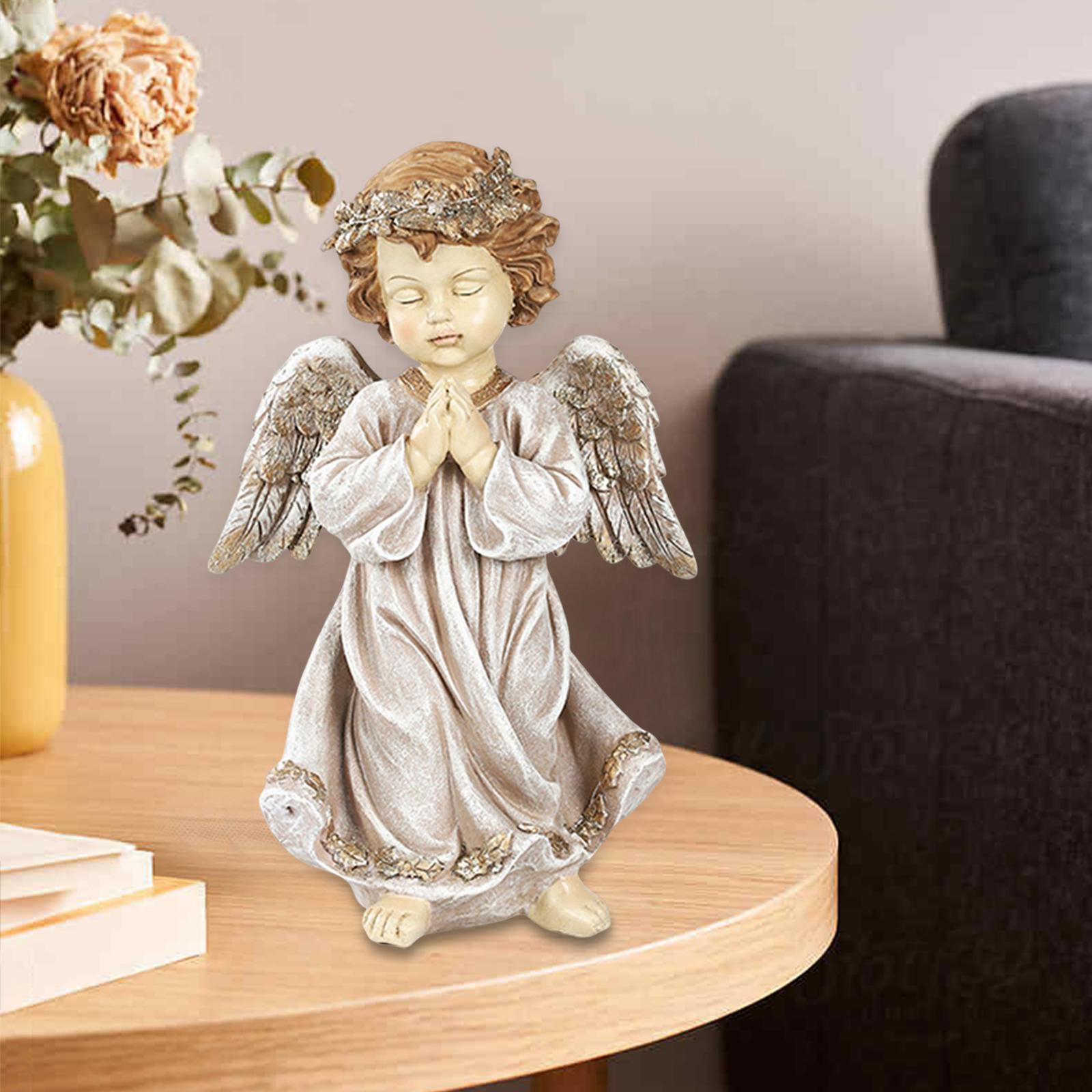 Angel Statue Angel Figurine Fairy Statue for Bookshelf