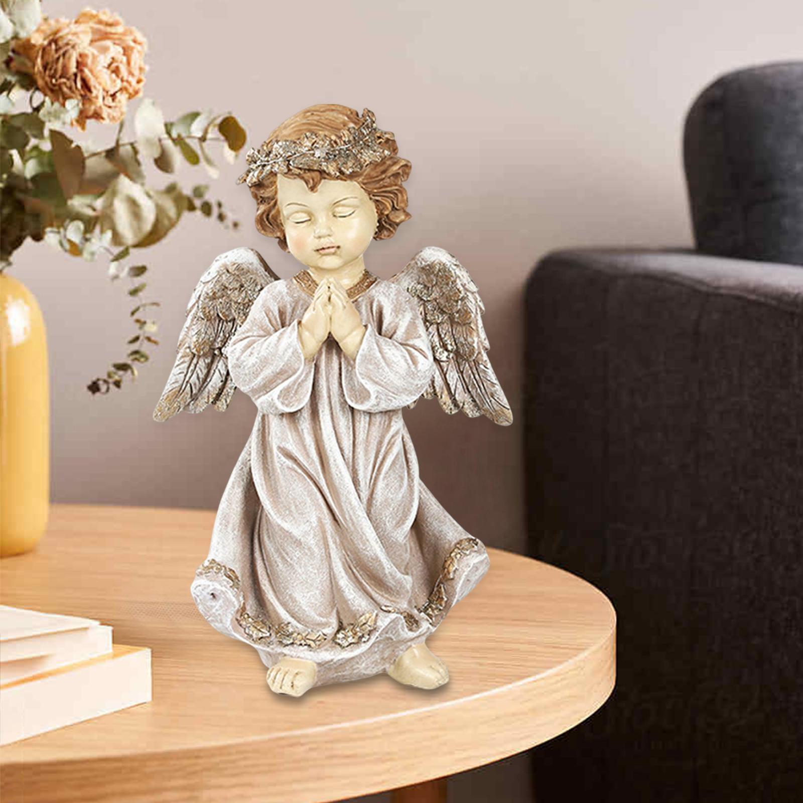 Angel Statue Angel Figurine Fairy Statue for   Bookshelf