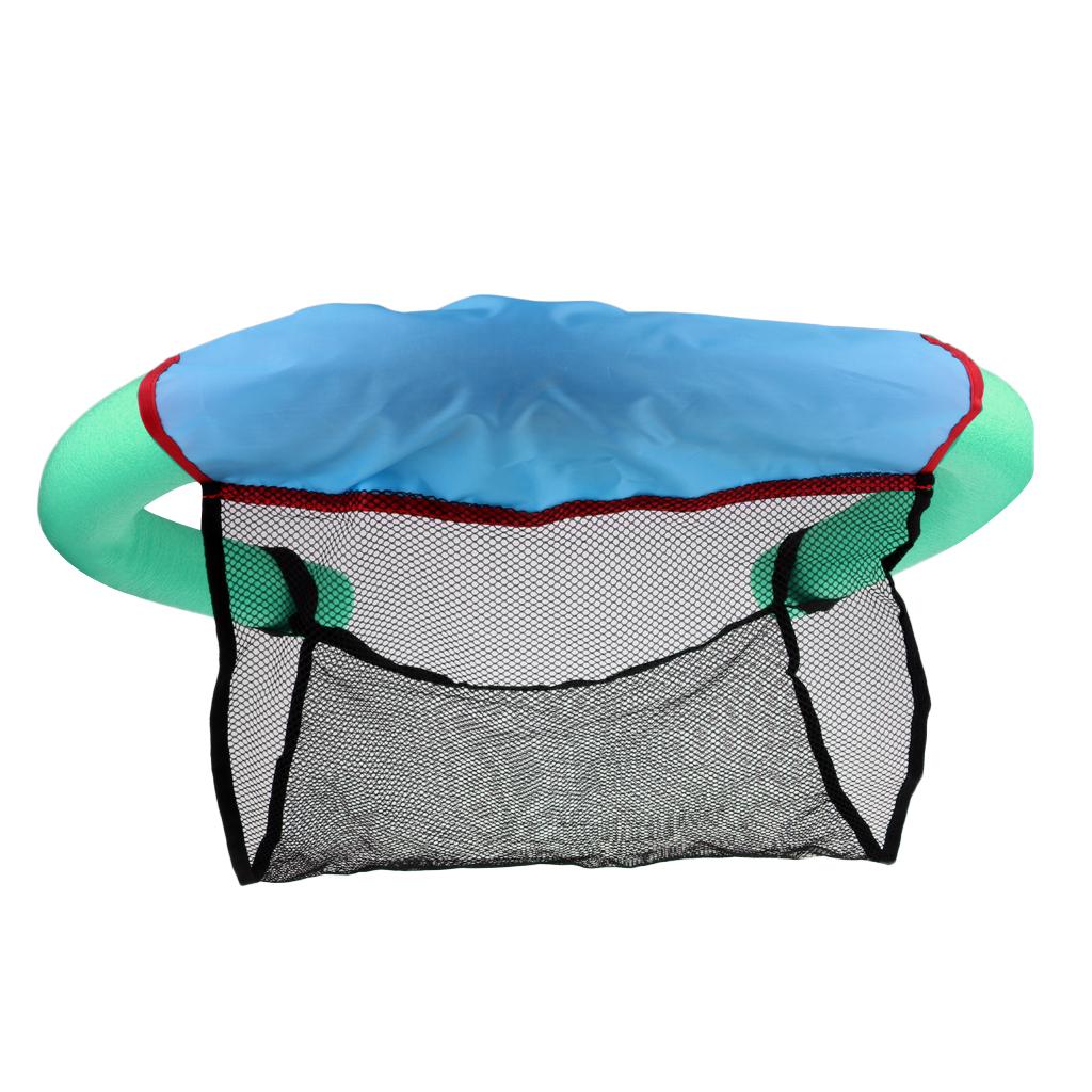 Swimming Noodle Chair Floating Sling Stick Mesh Net Seat Bed Size S Red