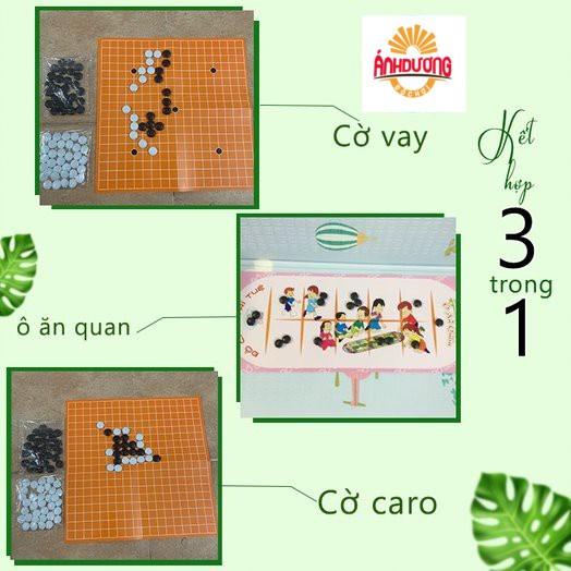 CỜ Ô ĂN QUAN 3IN1 -Vây, Caro, Ăn Quan- Trò Chơi Dân Gian Phát Triển Trí Tuệ