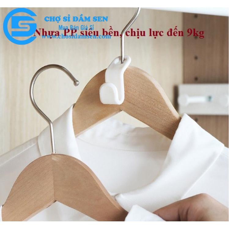 Combo 10 móc phụ tiết kiệm diện tích sử dụng cho tủ quần áo, móc áo mini đa năng Sắp Xếp Ngăn Tủ G191-MAPhu-Trang10
