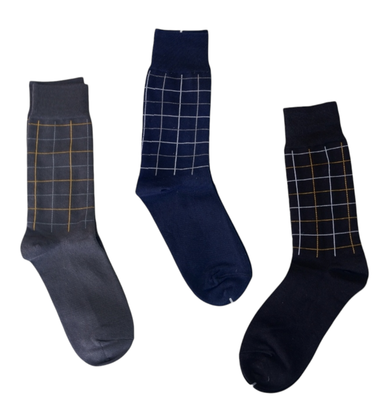 Tất cotton nam công sở - Caro - Set 3 đôi - Có hộp