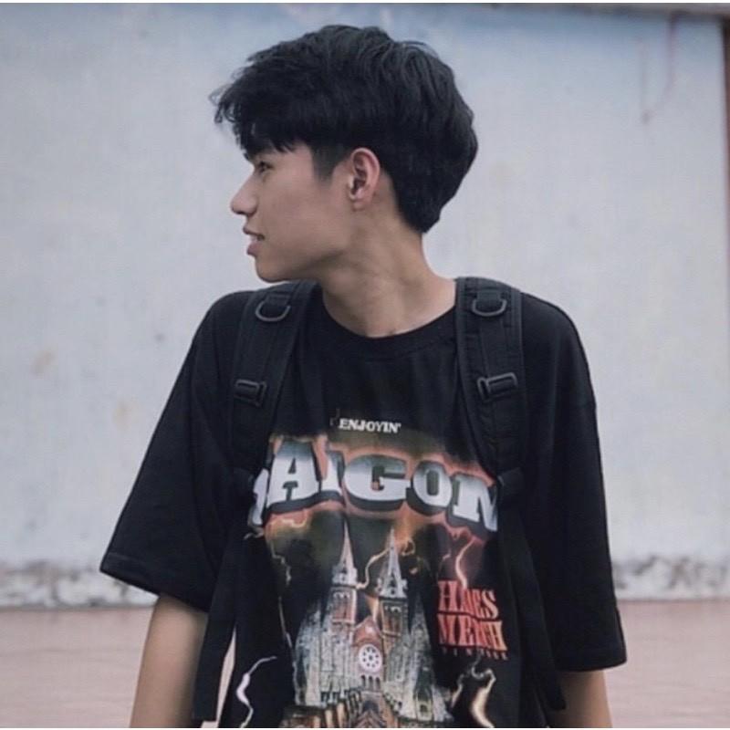 Áo Thun Local Brand Hades Sài Gòn Hà Nội Nam Nữ Tay Lỡ Unisex