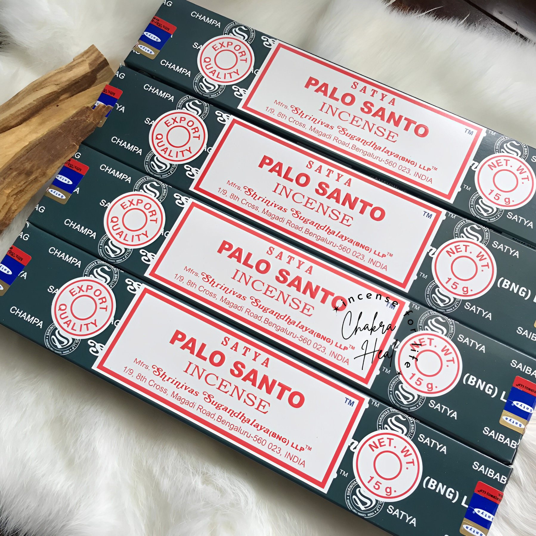 PALO SANTO Satya Incense - Nhang Thơm Ấn Độ - Mùi Hương Giúp Tăng Cường Sáng Tạo Và Tập Trung l Chakra Heal Incense