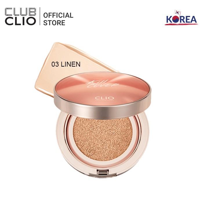 Phấn Nước Tạo Hiệu Ứng Căng Bóng Clio Kill Cover Glow Cushion (15Gx2 lõi)